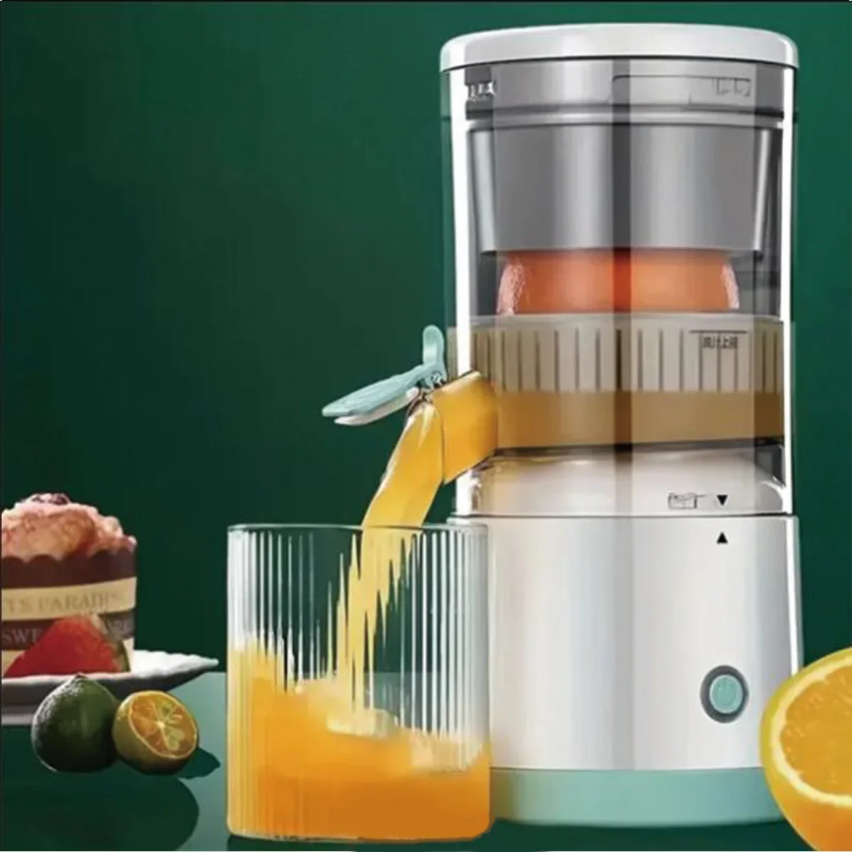Nuevo Extractor de jugo de fruta exprimidor doméstico portátil, exprimidor eléctrico recargable por USB, alta salida de jugo para naranja,