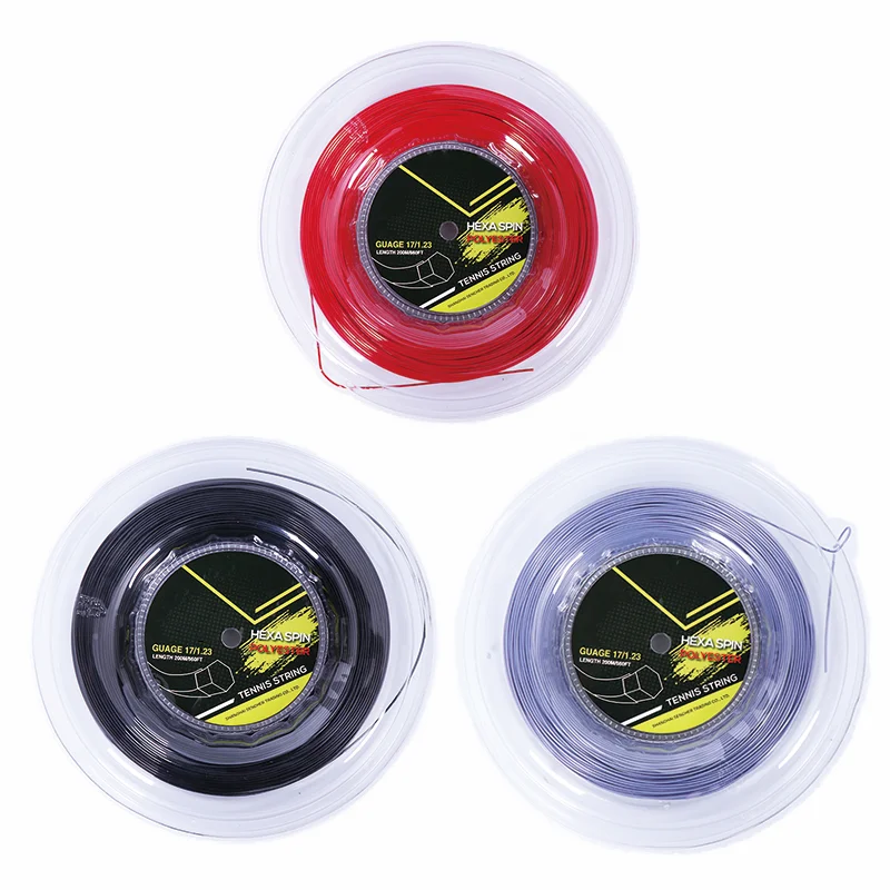 Copoly Tennis Strings Hexagonal Tennis String Polyester Tennis String Reel