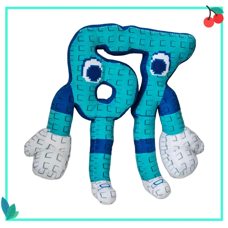 Cute No. 67 Plush Toy Steal a Brainrot Plush Anime Game No. 67 Blue Plush Toy Peripherals kids Christmas Halloween Gift