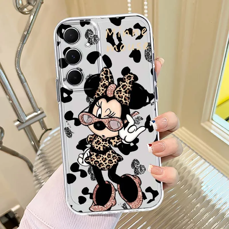 

Mickey Minne Donald Duck Art For Samsung A73 A72 A71 A55 A54 A53 A52 A51 A36 A25 A15 A14 A05s 5G Transparent Phone Case