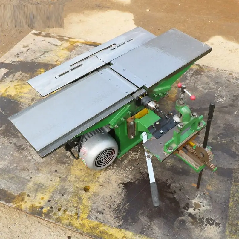 Portable Multifunctional Bench Planer & Table Saw With Spiral Cutter Head 610mm Planing Width