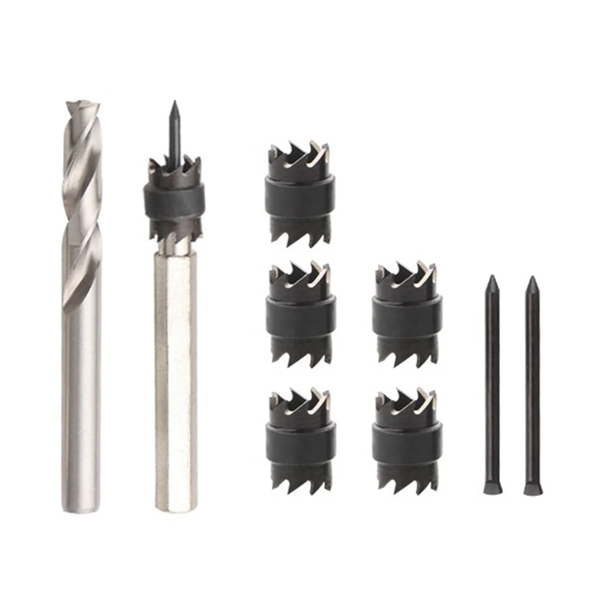 

Welding Spot Removal Drill 9-Piece Set of High-Speed Steel Spot Welding Drill Electric Tool Set Decoration Anchor Bit