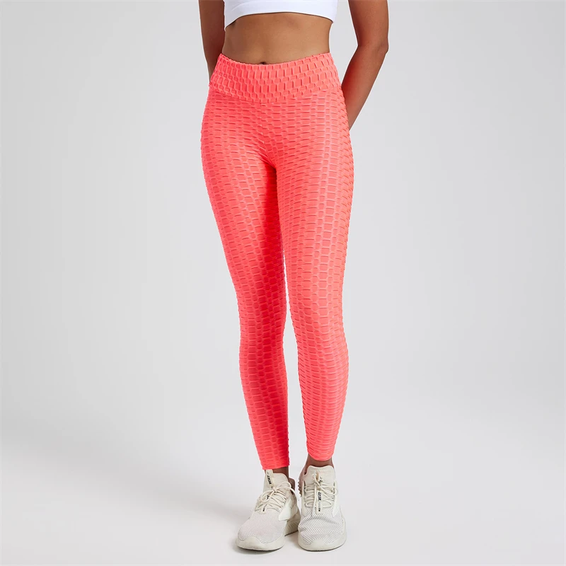 Leggings Esportivas de Cintura Alta para Mulheres, Calças Push Up, Fitness, Desportivo, Yoga, Sem Costura, Feminino, Sexy, Ginásio, Quente