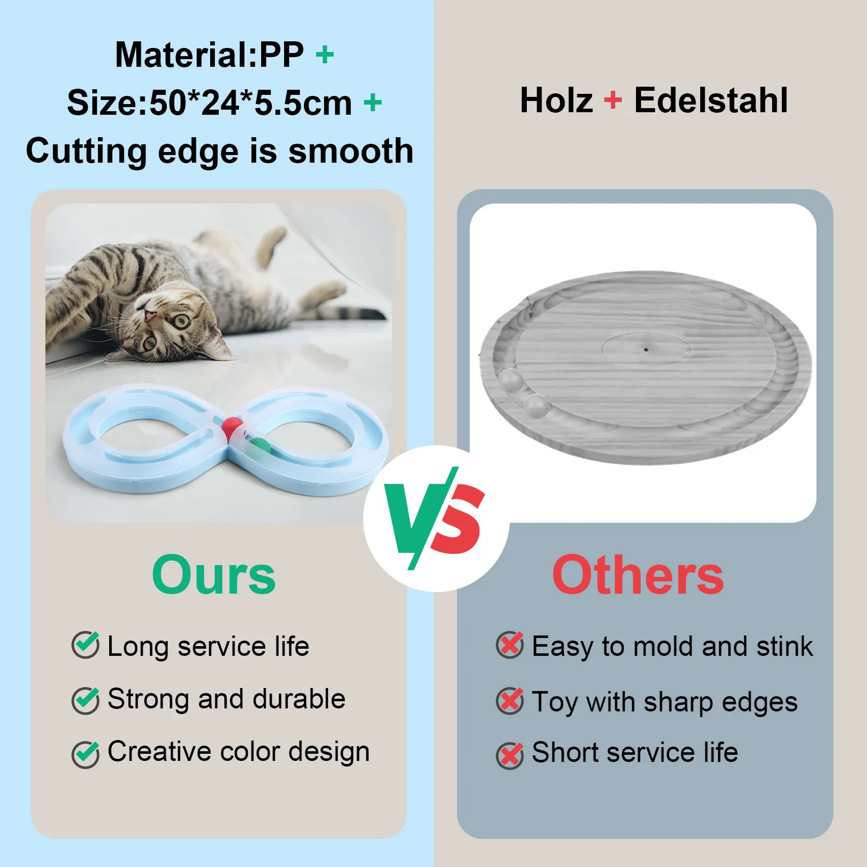 Household Cat Toy Turntable Cat Teasing Small Cat Tunnel Supplies Turntable Pet Turntable