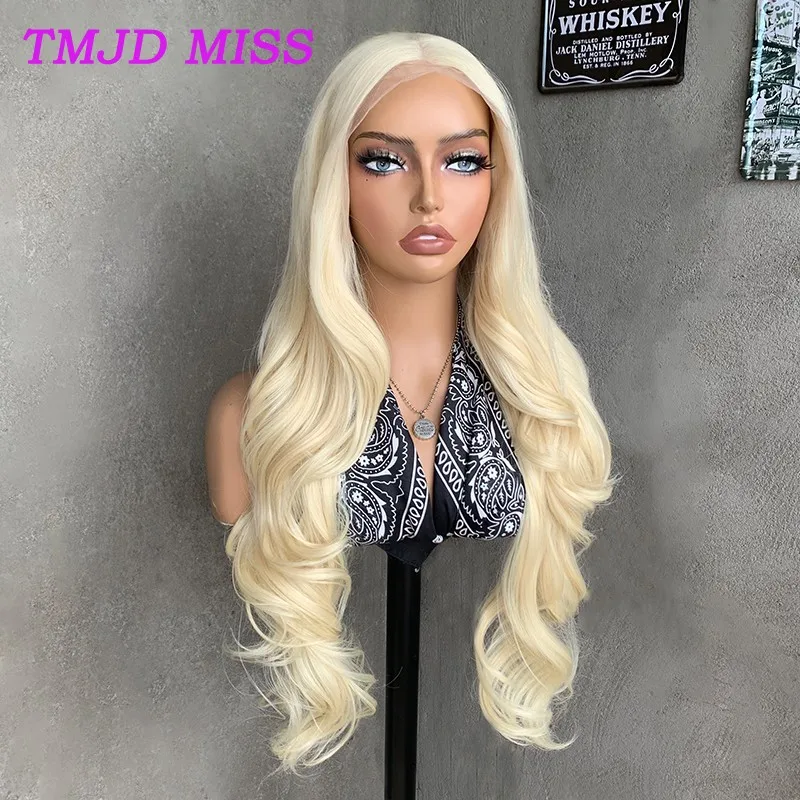 #613 Women's Lace Front Wig 13x4 Long Curly Hair Synthetic High-temperature Silk Hand Woven Headband  Cosplay Woman Cosplay