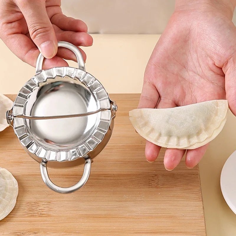 Stainless Steel Dumpling Maker Dumpling Wrapper Mold Empanada Ravioli Maker Press Pierogi Gyoza Mold Pastry Kitchen Accessories