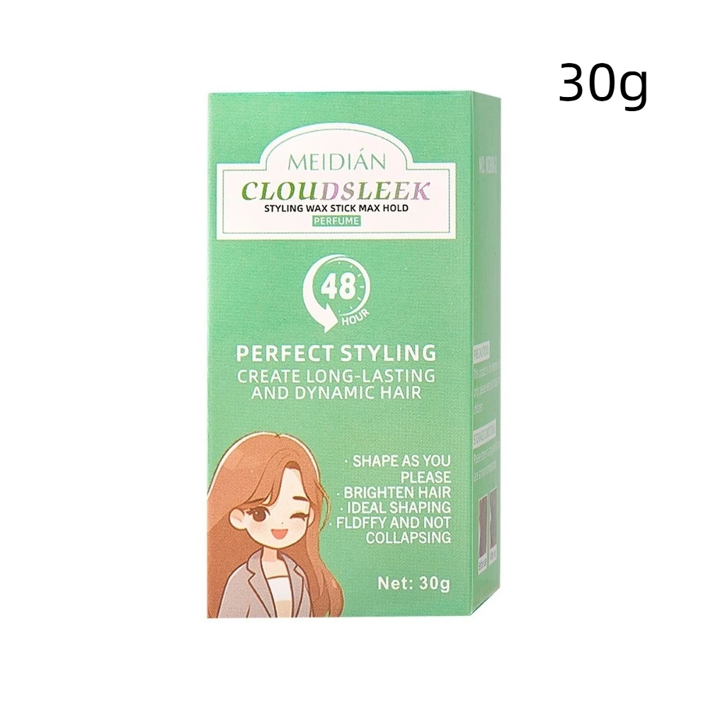 Neue 30g Haar Wachs Stick Anti-Frizz Erfrischende Haar Styling Stick Matte langlebig Styling Gebrochenes Haar Stick Styling werkzeug