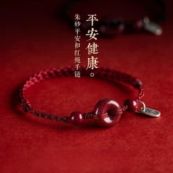 Fashion Size Adjustable Hand Woven Red String Lucky Bracelets Ankle Unisex Blessing Peace Health Bangles  Jewelry Gift