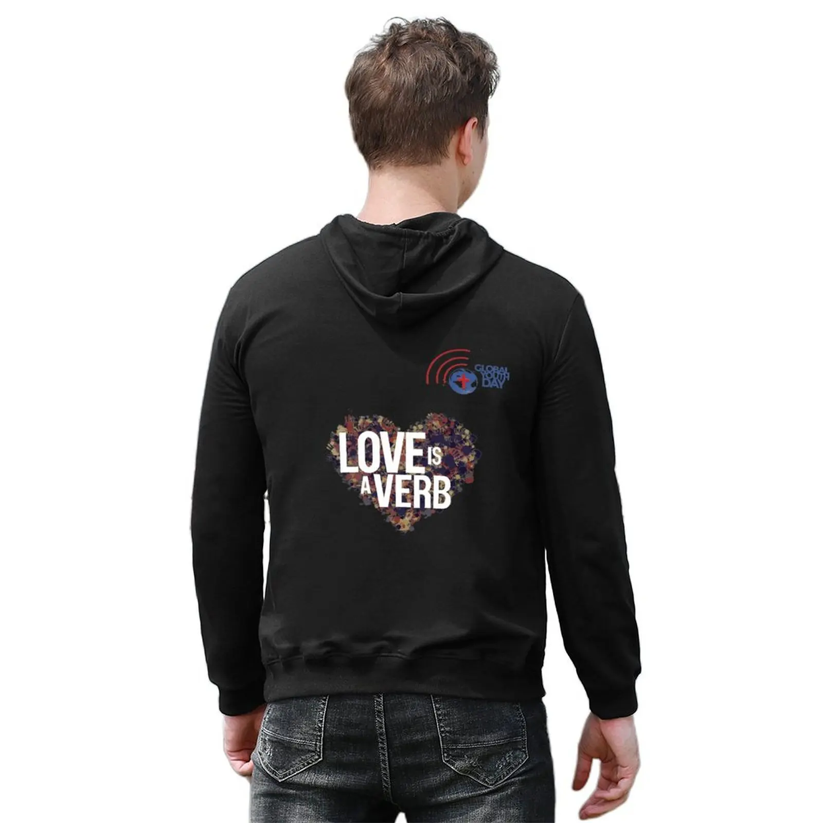 Copy of Global Youth Day 2023-Love is a Verb GYD 23 2023 GYD Hoodie blouse men's hoodies