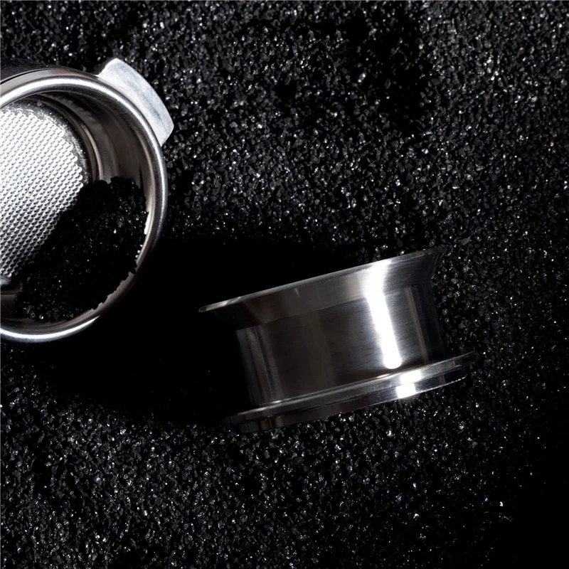 Kaffee Dosierung Ring Edelstahl 58mm 58,5mm Anti-fly Für EK43 K30 Brauen Schüssel Espresso Maschine Zubehör barista Werkzeuge – Detail 8