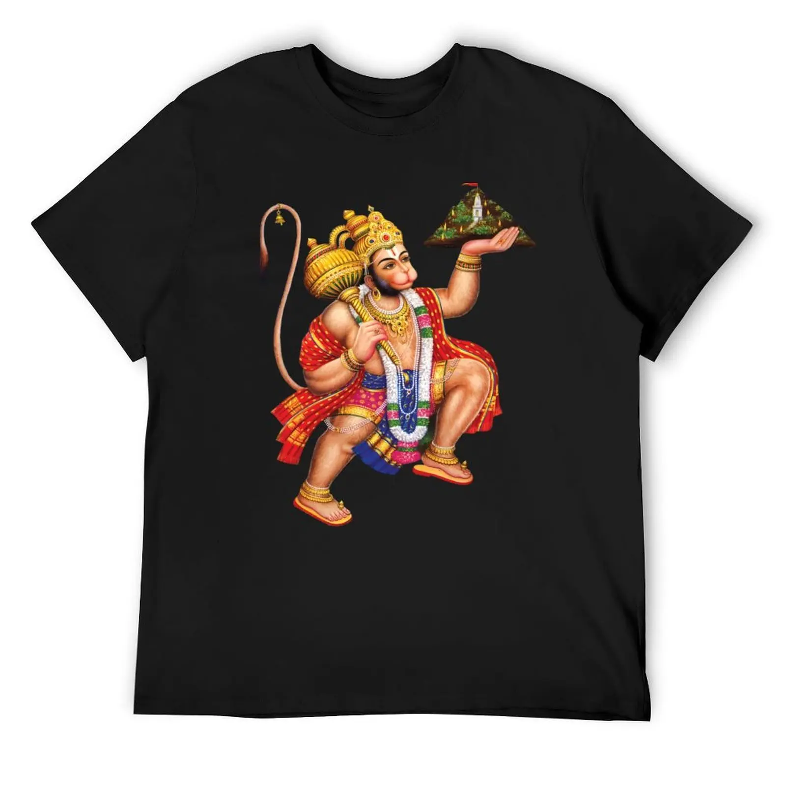 

Lord Hanuman carrying a mountain T-Shirt oversized t shirt kawaii clothes tops boys animal print mens graphic t-shirts pack