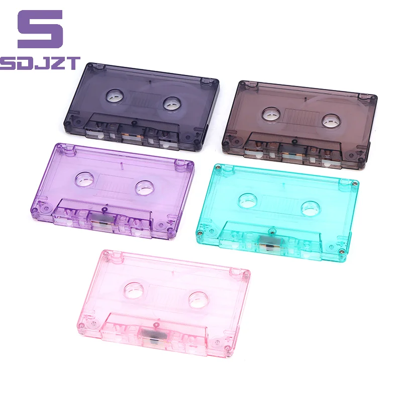 1Pc New Color Blank Tape Case Audio Recording Cassette Tape Shell Empty Reel To Reel Cassette(No Inner Core And Outer Box)