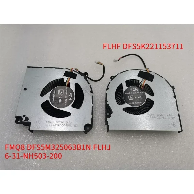 for Shenzhou God of War Z8-CT7NA CT7NT Z8-CR7N1 CU5N G8-CT7NK Laptop Cooling Fan