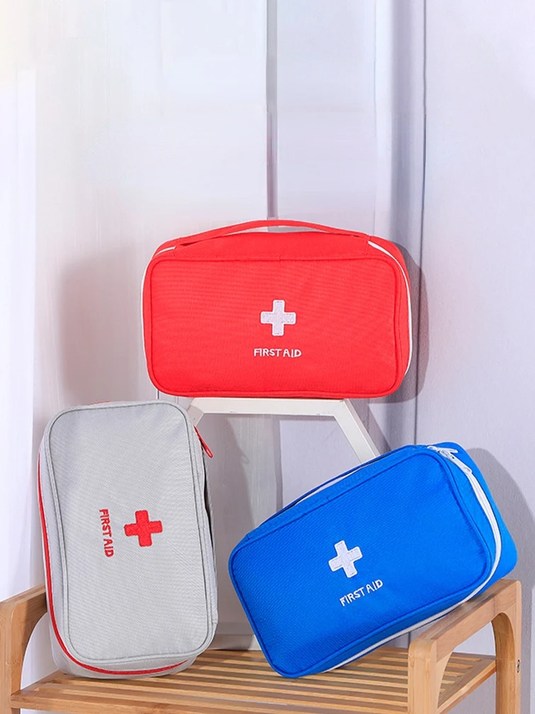 Kit di pronto soccorso di grande capacità Kit di emergenza medica organizzatore borsa per la conservazione della pillola della medicina portatile da