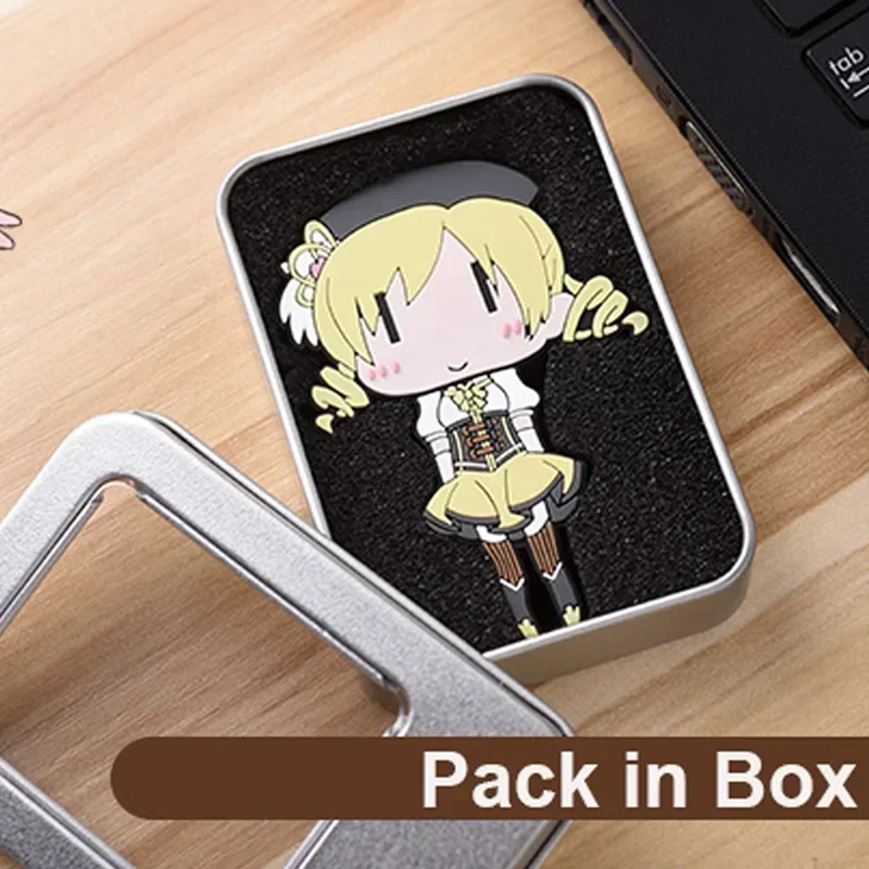 일본 애니메이션 Puella Magi Madoka Magica Tomoe Mami 코스프레 USB 스틱 플래시 드라이브 메모리 스틱 스토리지 코스프레 소품 액세서리