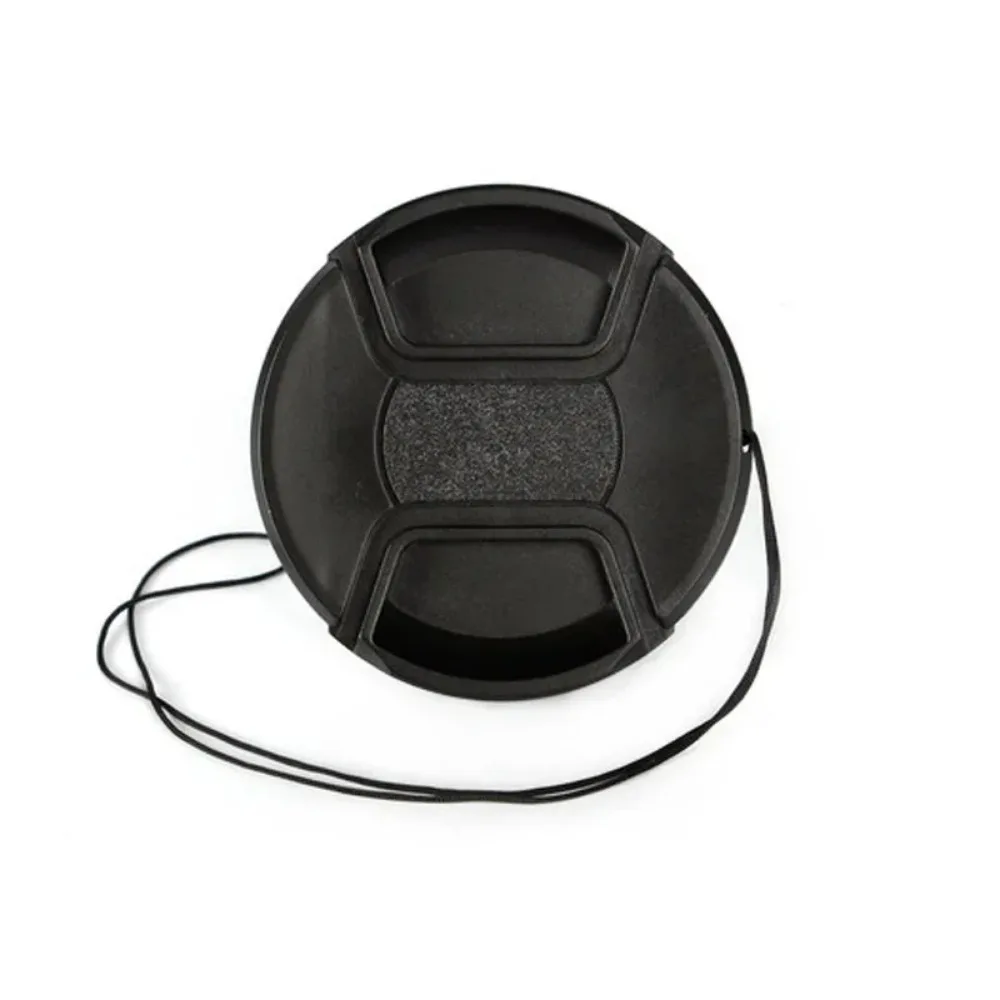 NEW Center Pinch Snap-on Cap Cover For Pentax Lens Cover Without Logo 52 55 58 62 67mm KR K30 K50 K100 K7 K5II With Rope