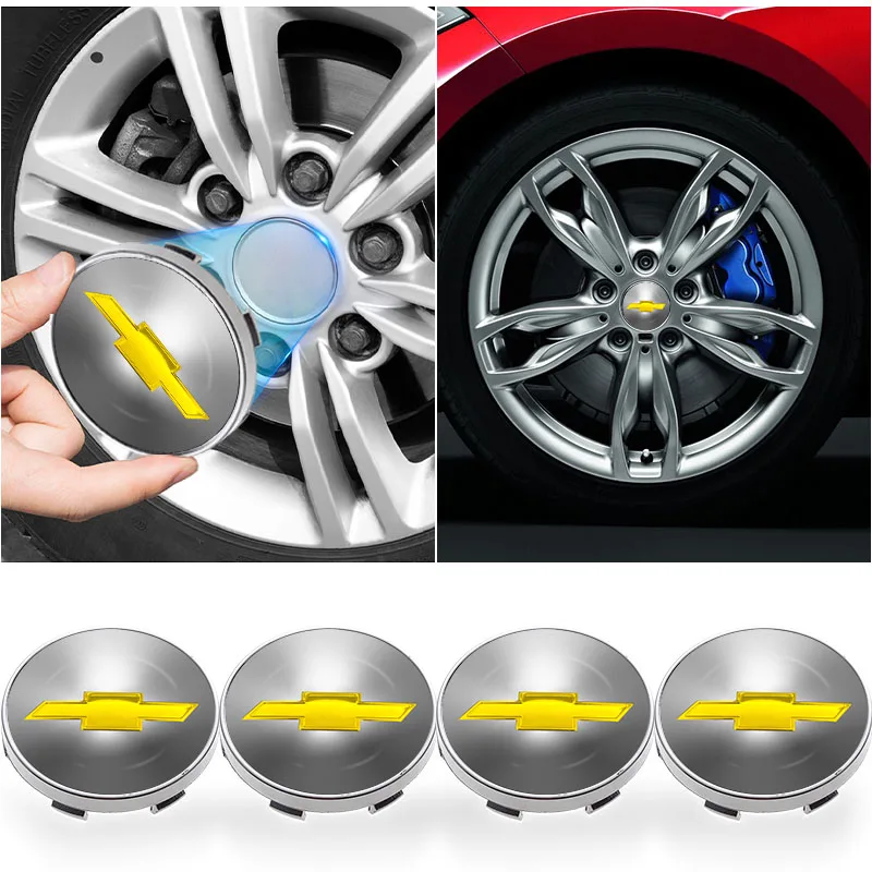 4pcs 56/60mm Car Wheel Center Hub Cap Car Rims Dust-proof Cover Hubcaps For Chevrolet Captiva Cruze Silverado Spark Crvalier