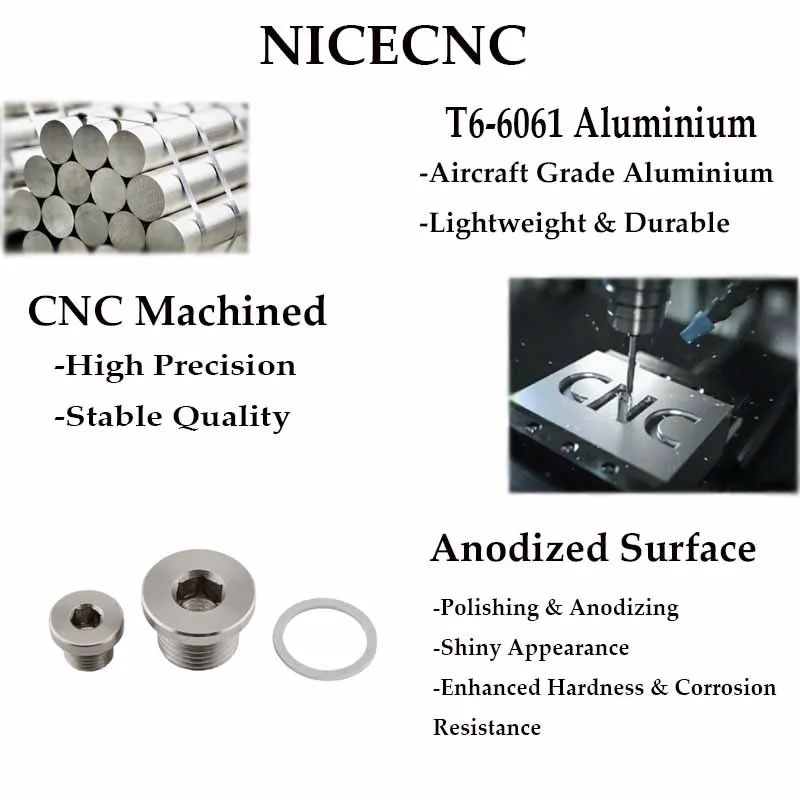 Для bmw F750GS F850GS F900R F900XR S1000R S1000RR C 400 600 GT X SPORT Магнитная пробка для слива масла из нержавеющей стали M16 * 1,5 M10 * 1