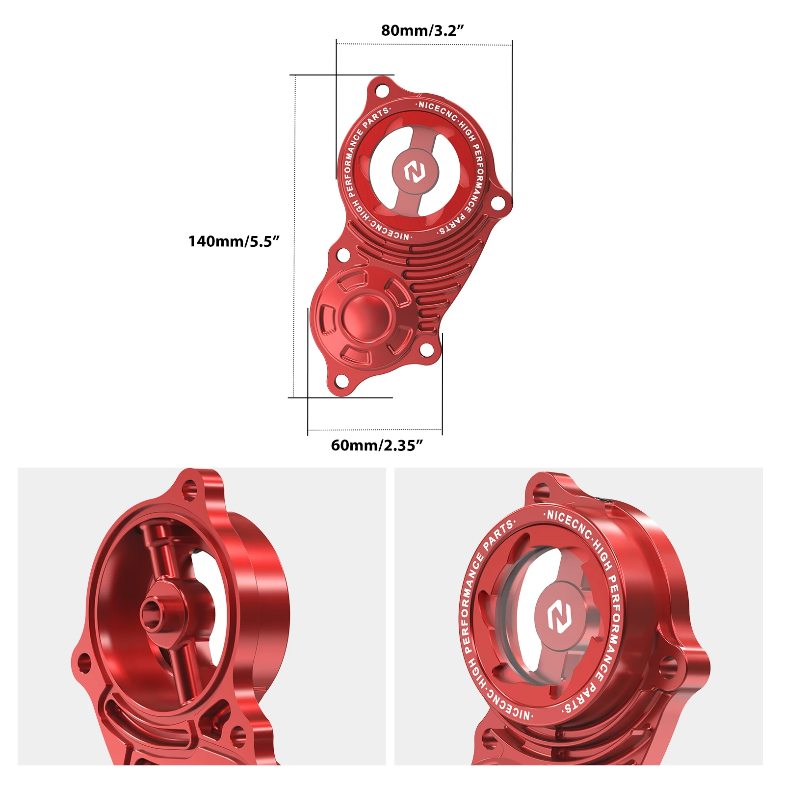NICECNC For Honda XR650R 2000-2007 Motorcycle Engine Oil Filter Cover Guard Protector Aluminum XR 650R XR 650 R 2006 2005 2004
