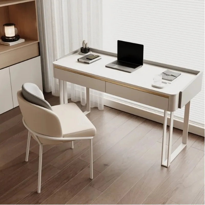 

Cream Style Creative Designer Living Room Computer Desks Writing Study Desk Minimalist Home Office Desk Escritorio Furniture