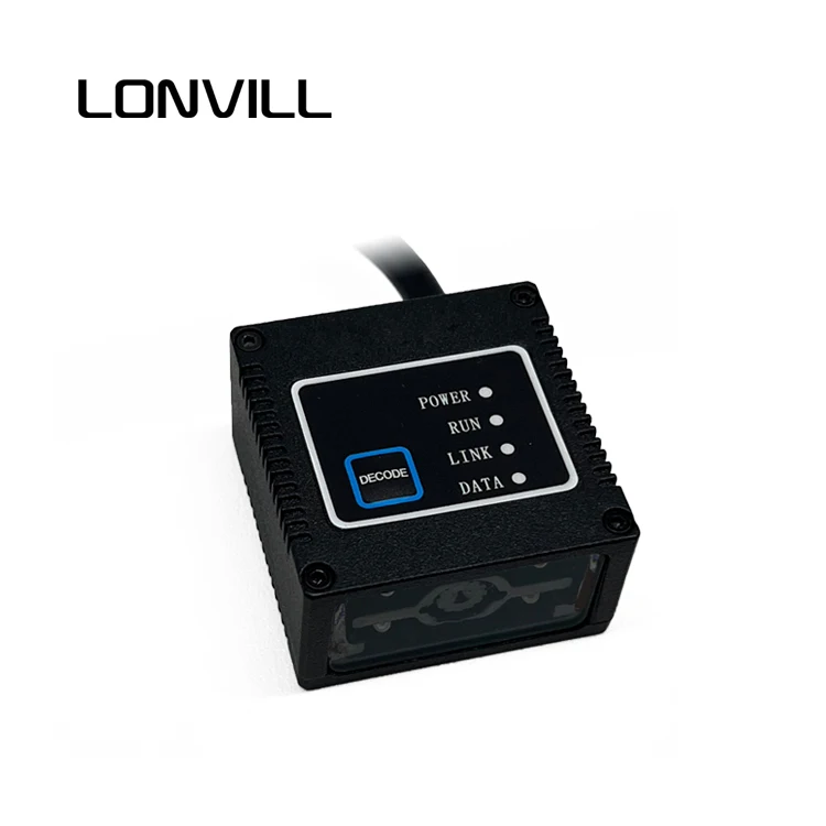 

LONVILL Industrial DPM PCB Code 2D Scanner Ethernet QR Bar Code Scanner TCP IP Fixed Mount Barcode Scanner