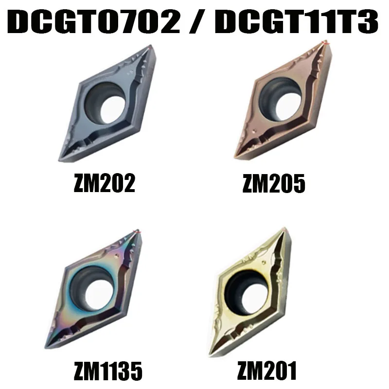 

DCGT070201-DF/DCGT070202-DF/DCGT11T301-DF/DCGT11T302-DF Indexable carbide Turning insert External Turning Tool Carbide insert