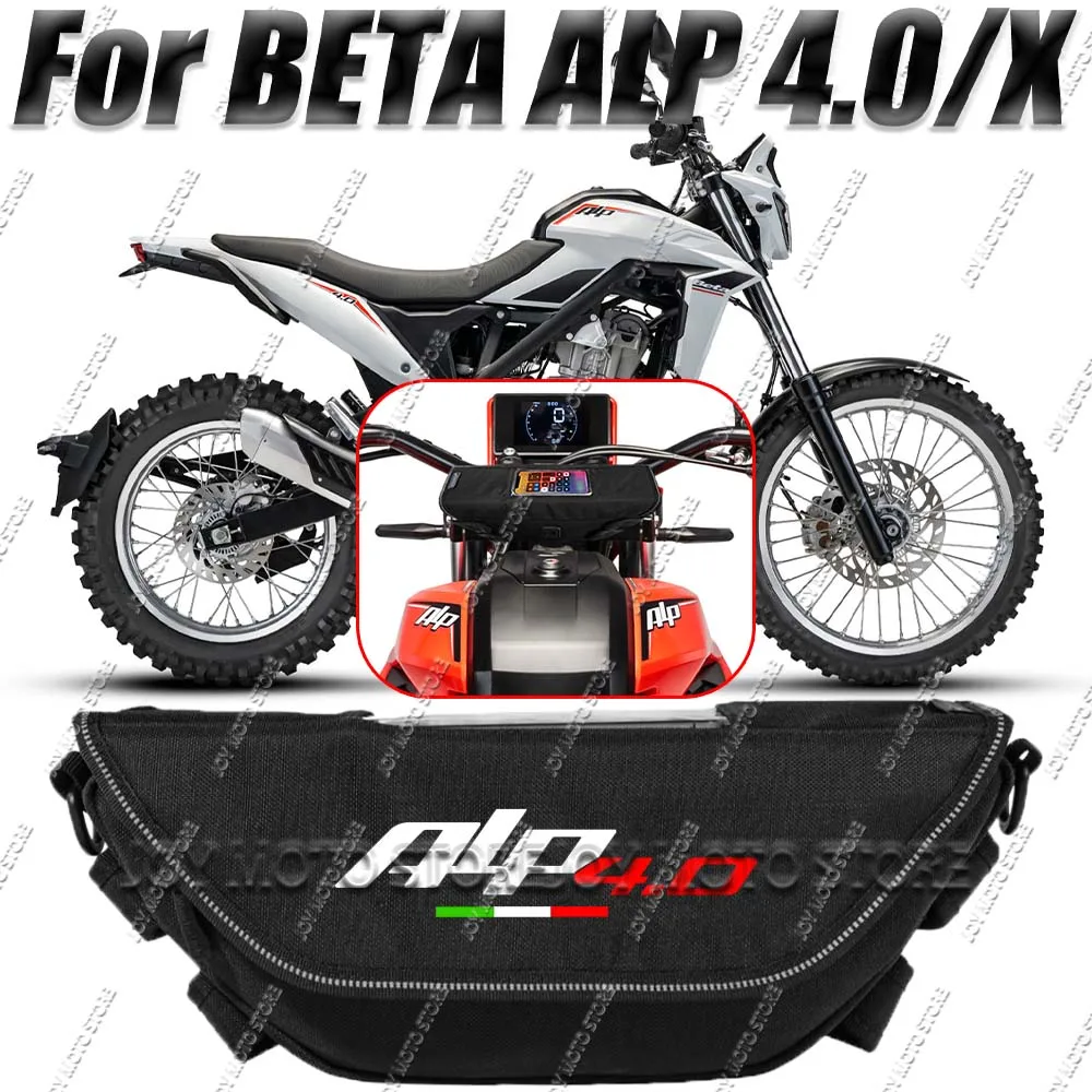 Bolsa de herramientas para motocicleta Beta Alp 4.0 Alp X, impermeable y a prueba de polvo, práctica bolsa de viaje para manillar