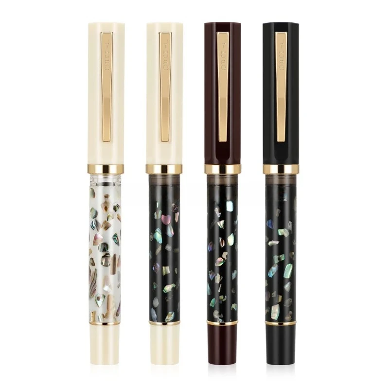 

JINHAO 58, перьевая ручка из смолы, роскошное перо F EF, чернильная ручка для письма, элегантные ручки с чернилами для каллиграфии, офисные школьные канцелярские принадлежности