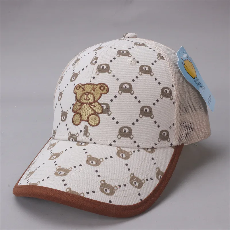 Gorra de béisbol con dibujos animados para niño y niña, gorro con Cierre trasero, estilo Hip Hop, ideal para primavera y verano, de 3 a 10 años