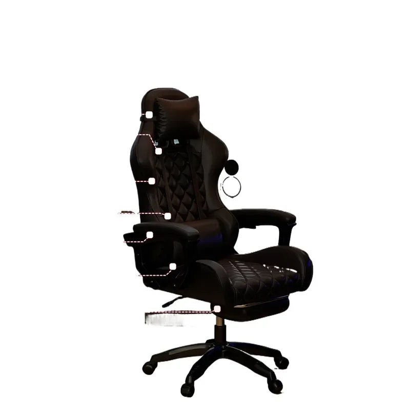 Ergonomic Computer Chair Home Comfort Lifting Gaming Chair for Dormitory Game Internet Celebrity Live Streaming Host