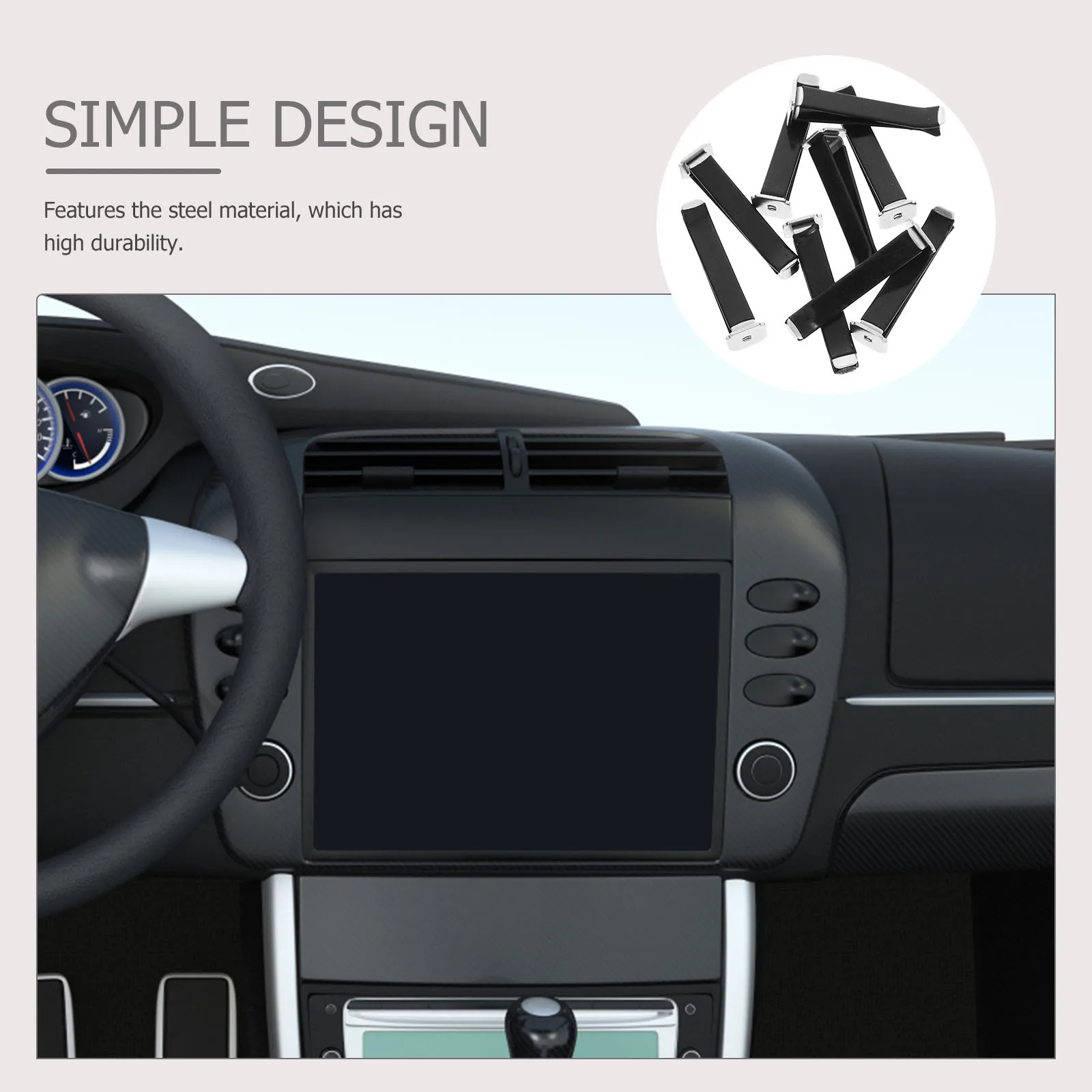 

8pcs Clips Aromatherapy Air Freshener Interior Car Accessories For Women Auto Vent Accessories Air Vent Clips For Car