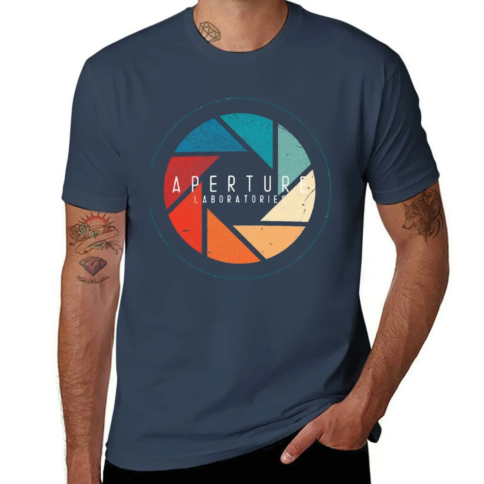 

Aperture Laboratories Shirt T-Shirt Athletic Fit Sports Short Sleeve Top