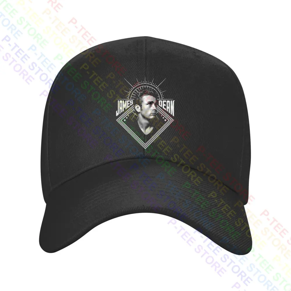 James Dean In Memoriam Art Deco Legendary Actor Baseball Cap Snapback Caps Knitted Bucket Hat