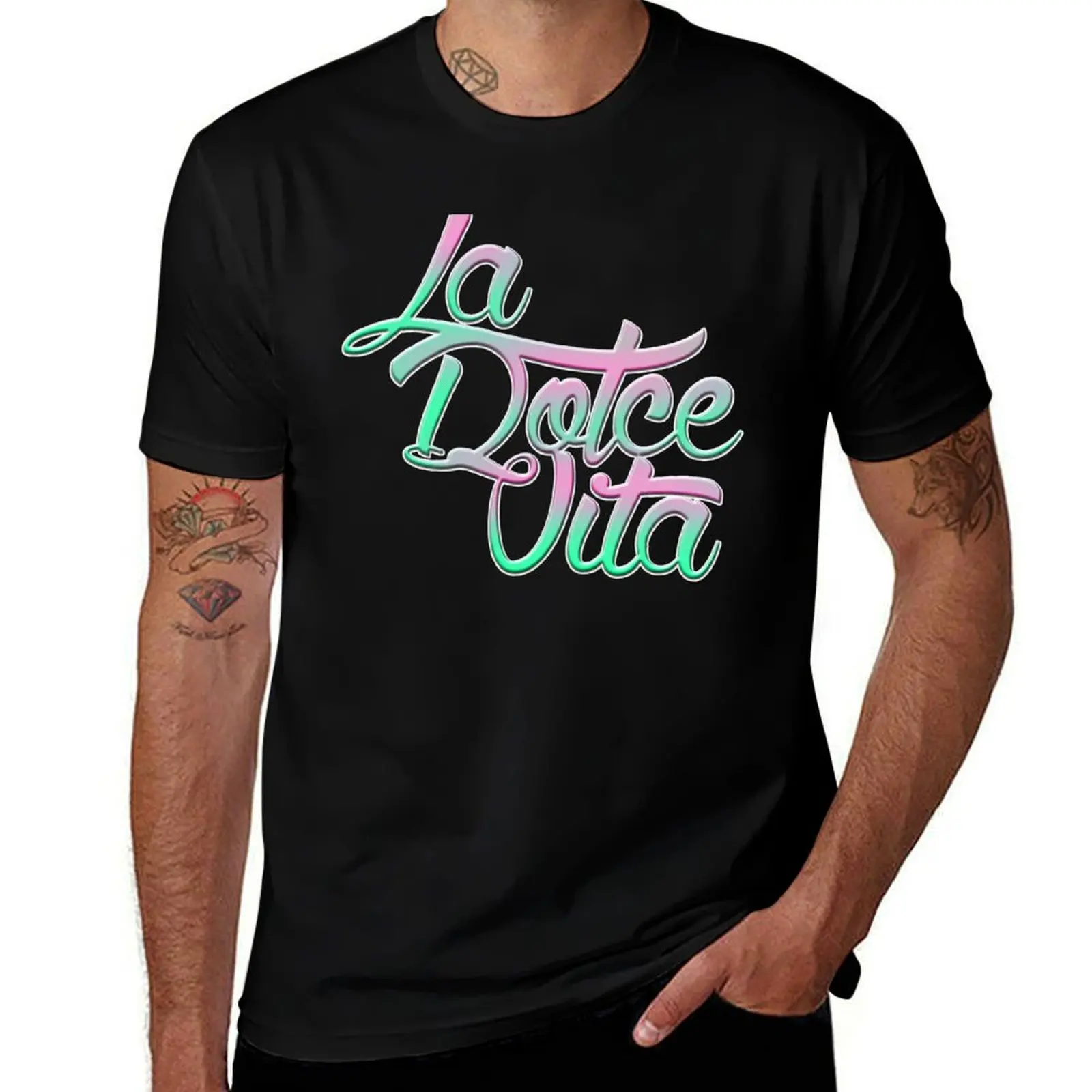 La Dolce Vita T-Shirt Aesthetic clothing anime figures t shirts men