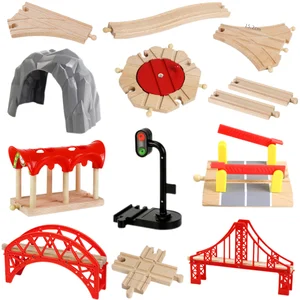 Von Holzstrecke Kinderzubehör, Spielzeugbaugruppe, Piers Bridge, Ampeln, Puzzlespielzeug, Schwuchtelmodell, All Thomas Train 10 Hauptverkäufe Trenzinho Madeira - №4