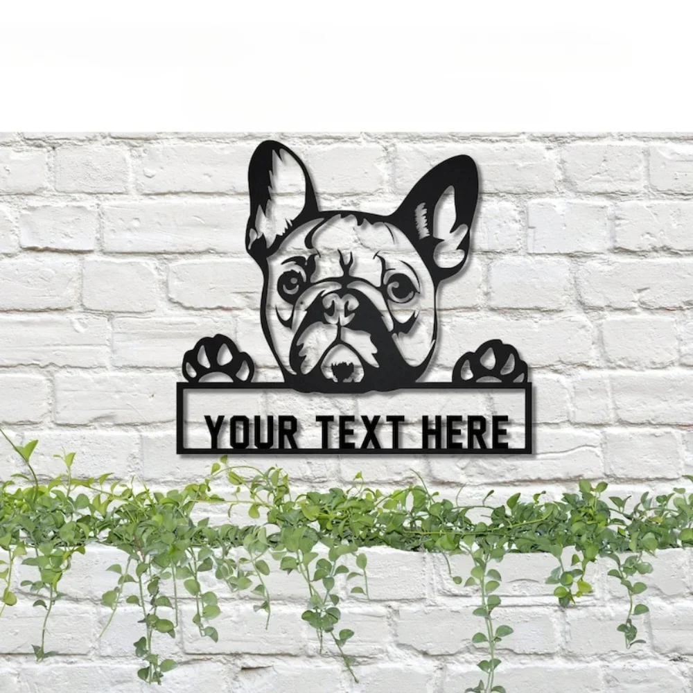 Charming Your Custom Dog Metal Sign, A Personalized Dog Monogram, A Perfect Mom Gift and Custom Housewarming House Decor.