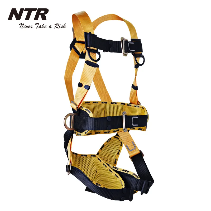 Professional Construction Full Body Harness Outdoor Rock Climbing Safety Belt High Altitude Anti Fall Protective Gear