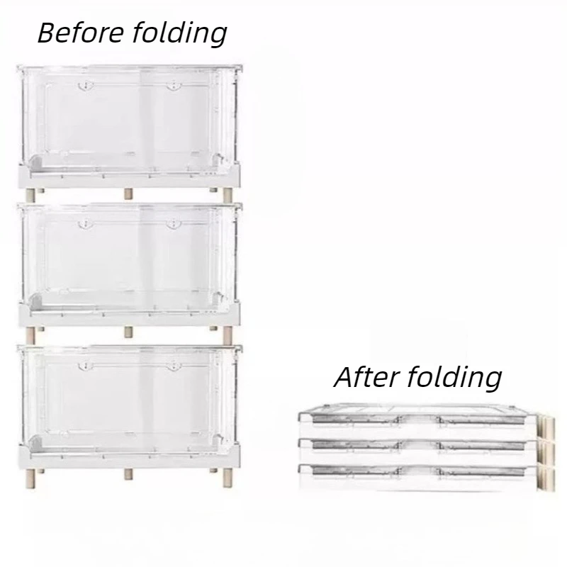 Folding Hamster Cage Large Space Breathable Golden Hamsters Breeding Cages Transparent Chew Proof Hamster House Small Pet Hutch - view 4