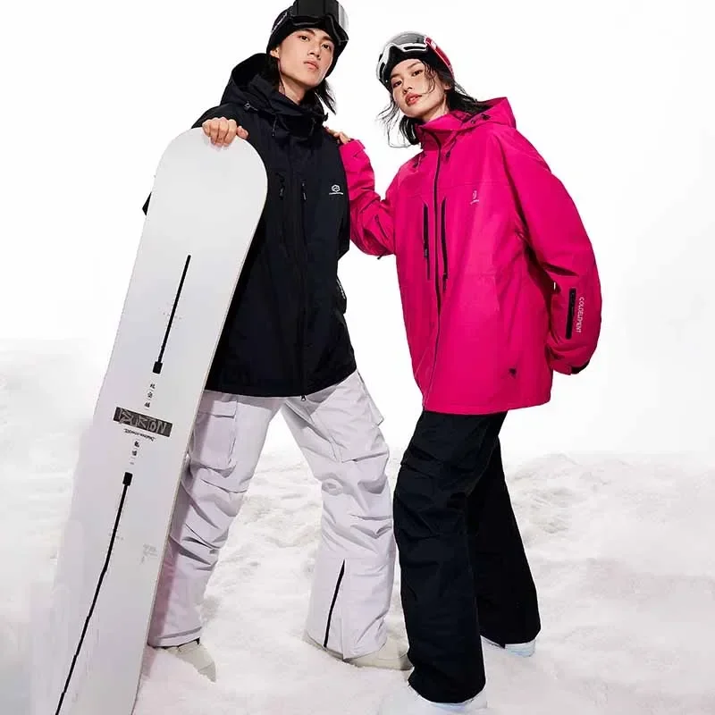 

Female Skiing Suites Winter Women Snow Set Sports Mountain Snowsuit Outdoor Thermal Ski Jackets Pants Waterproof Men Tracksuits