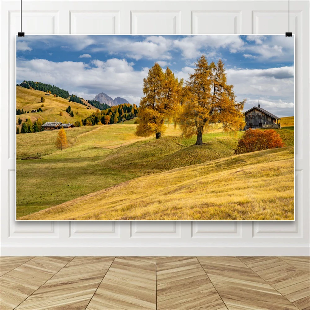 Natural Landscape Photography Background Autumn Maple Leaves Mountains Rivers Trees Backdrop Photography Accessories Photozone