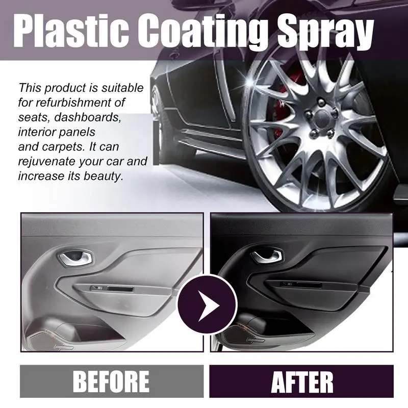 Car Cleaning Spray Interior 120ml All Multi Purpose Cleaner Total Interior Cleaner And Protectant Dry Cleaning Agent