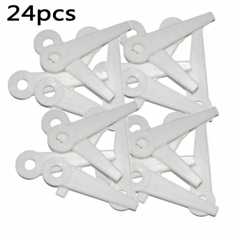 Newly 24pcs Cutting Leaves High Quality  For Stihl Polycut 6-3,20-3,10-3,41-3 Lawnmower Trimmer Blades Plastic Cutters Durable