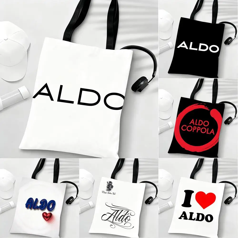 Bolsas de Almacenamiento Aldo, Ligeras, Ecológicas, Modernas, Multiusos, de Gran Capacidad, Bolsa de Hombro de Lona