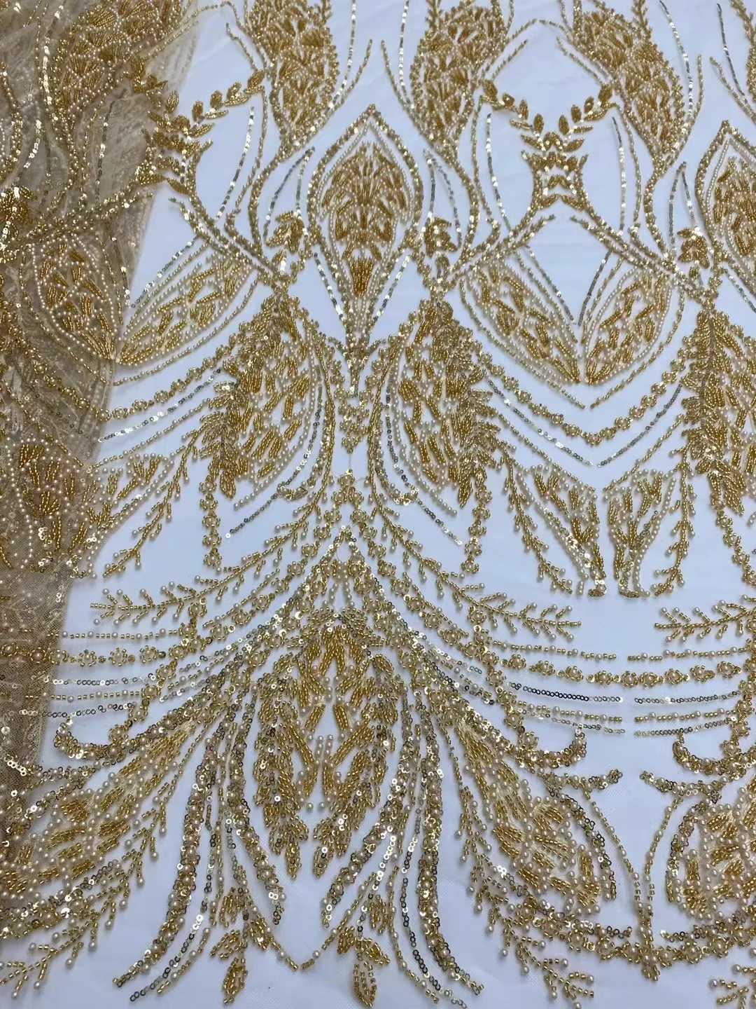 High Quality African Sequin Lace Fabric,Linen Design Fabrics By The Meters,Tulle,Fashion,Wedding Dresses,Embroidery,Mesh,5 Yards