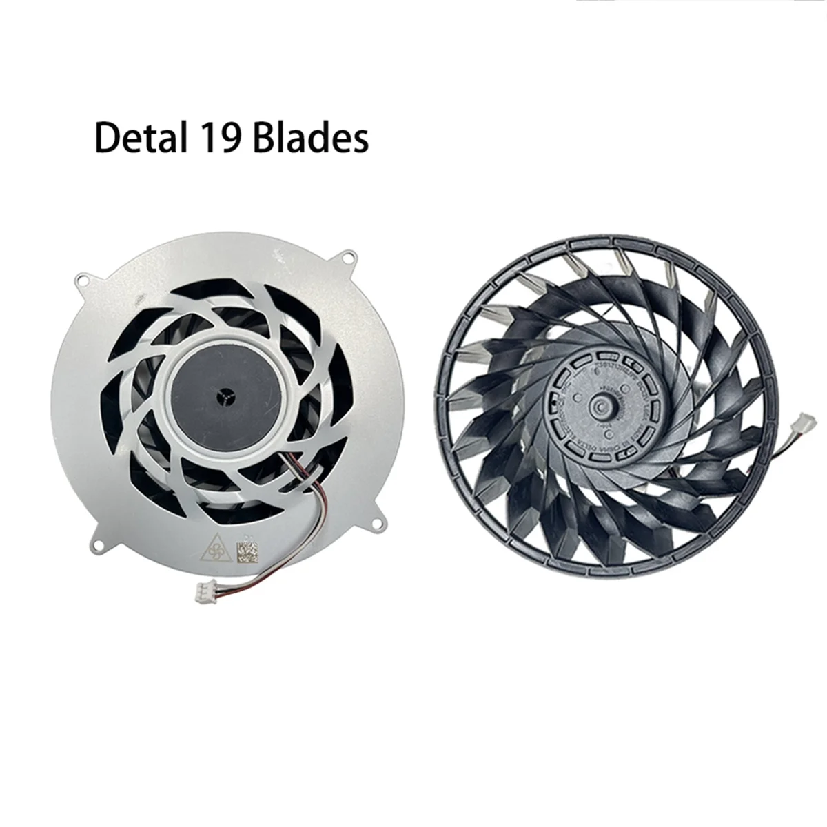 Cooling Fan for PS5 Slim Game Console 19 Blades Inner Cooler Fan Replacement Internal Cooling Fan for P5 Slim Host Delta