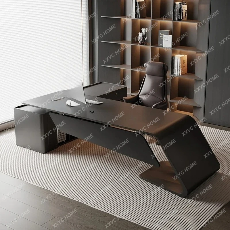 

WW03.Матовый рабочий стол премиум-класса, простой и стильный.