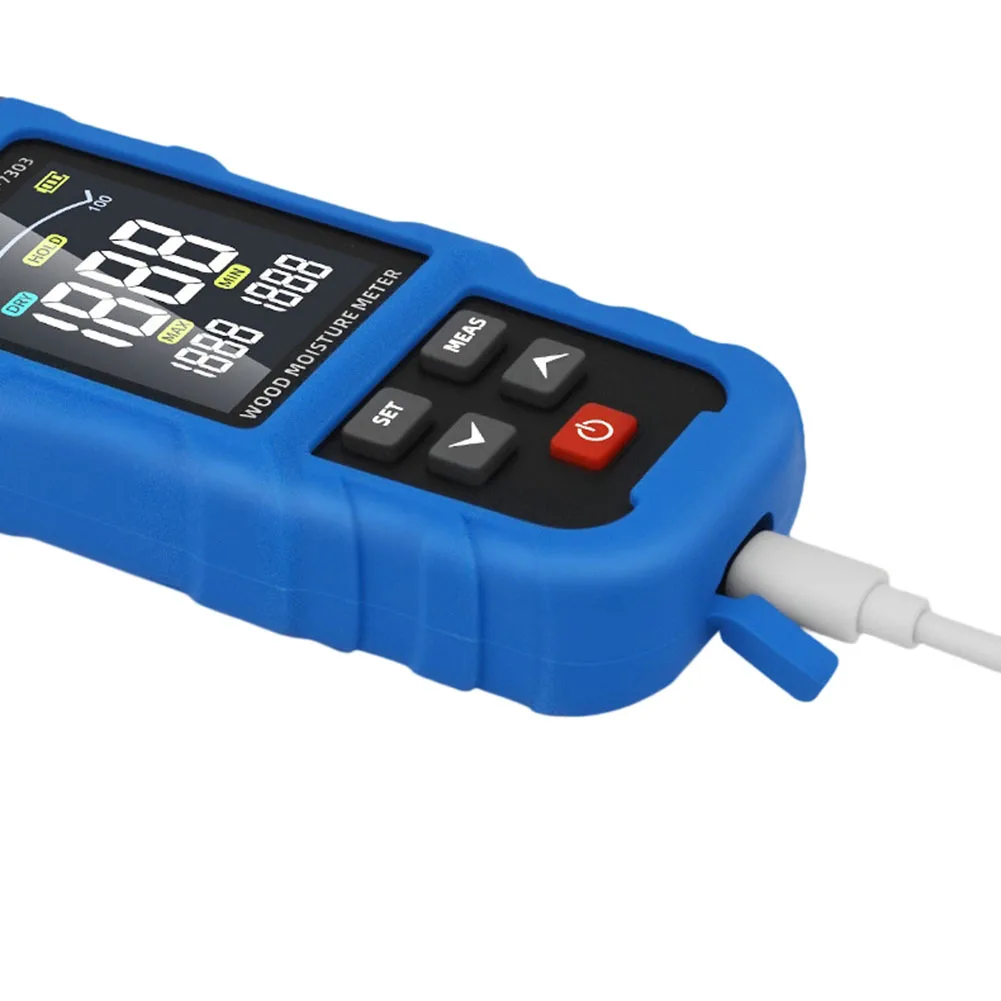 Non-Invasive Moisture Analyzer for Wood Panels Drywall and Interior Wall Surfaces with Bat