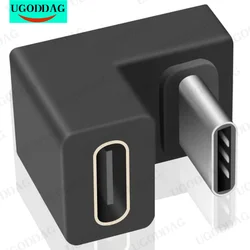 1x U Shape 180 Degree Angled USB 3.1 Type C Gen 2 Male to C Female Extension Adapter 10Gbps Connector for Laptop Nintendo Switch