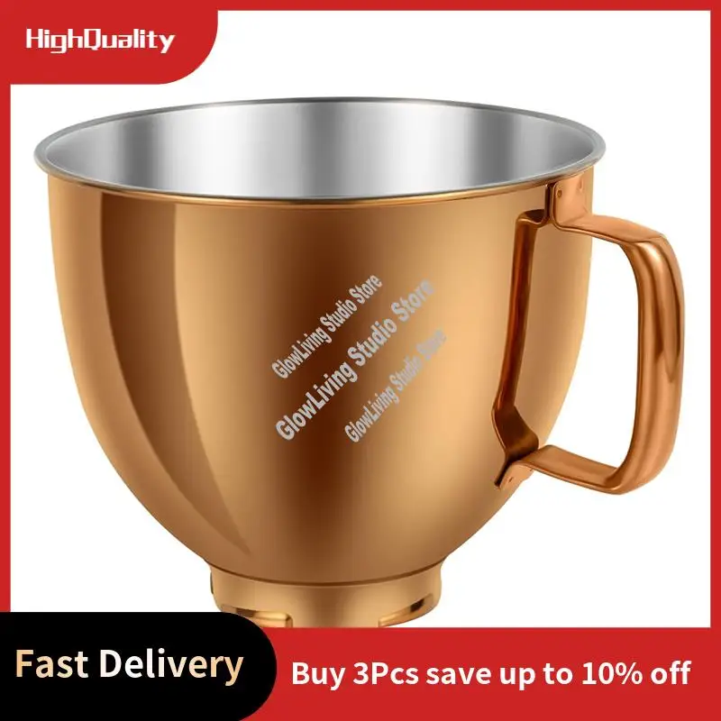 

5 QT Stainless Steel Mixer Bowl For Kitchenaid Artisan&Classic 4.5-5QT Tilt-Head Mixers K45 KSM70 KSM150-A50M
