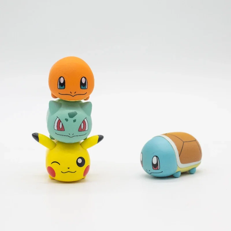 Pokemon Planking Mini caja ciega de juguete personajes de dibujos animados de Anime Pikachu Gengar Bulbasaur Mew figuras coleccionables de escritorio